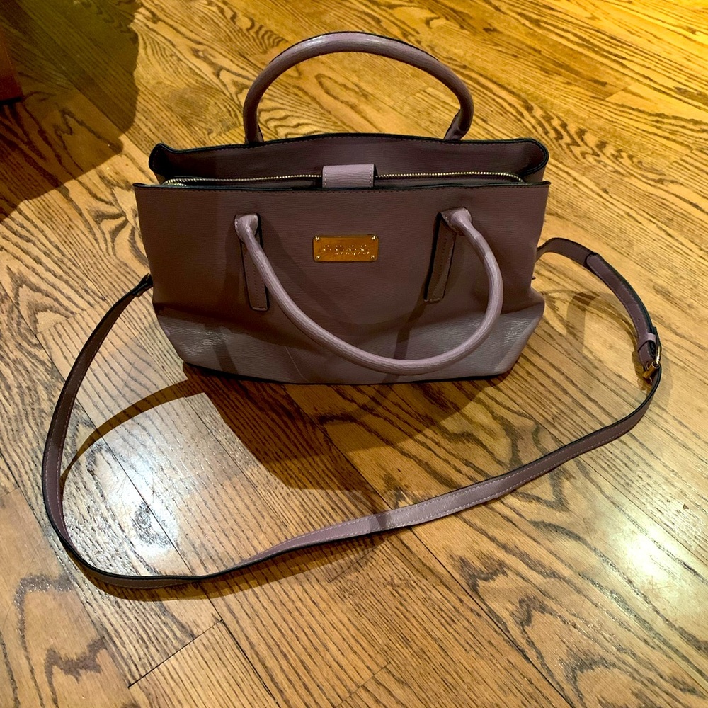 Bebe Los Angeles Aubrey Satchel Tote Bag